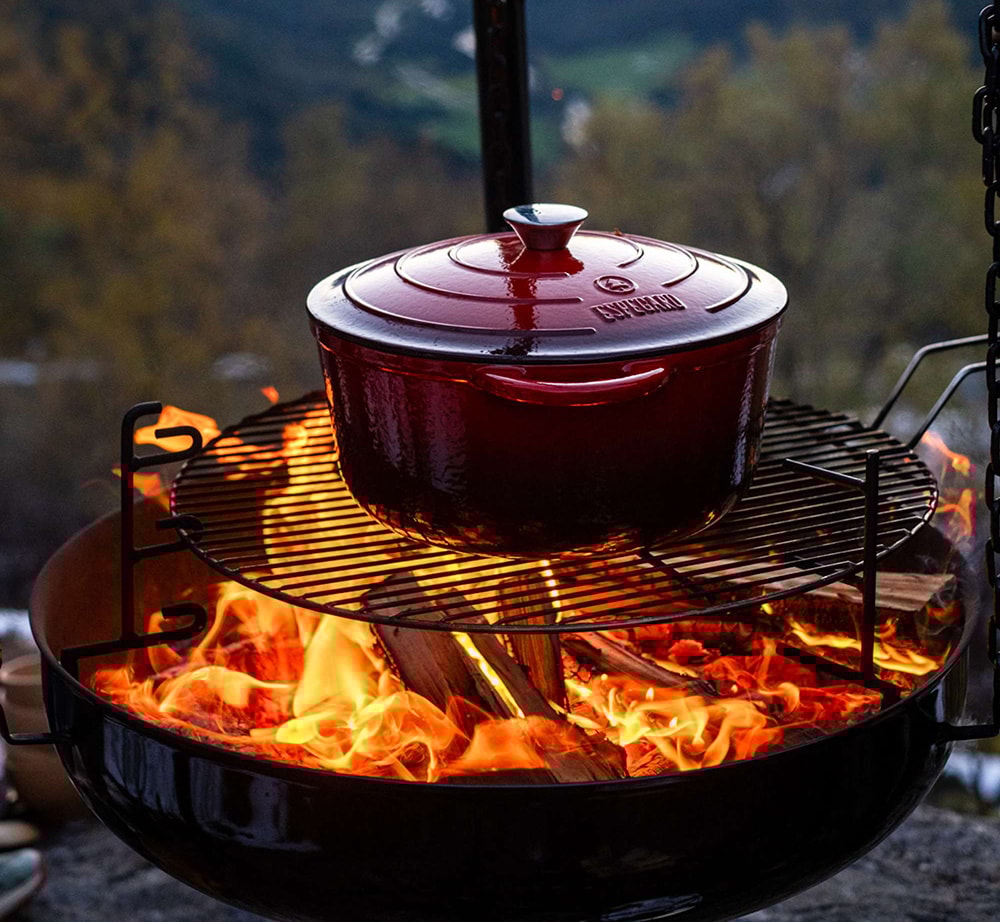 Espegard Bålpanna Glo  60 Grillar & Pizzaugnar miljöbild